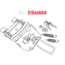 Serrure complète de Top Case SHAD SH46