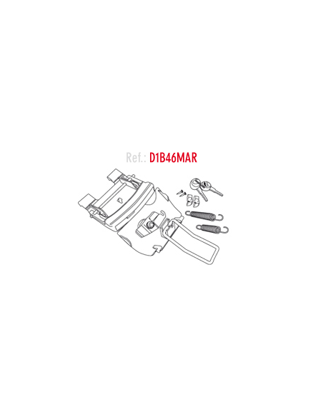 Serrure complète de Top Case SHAD SH46