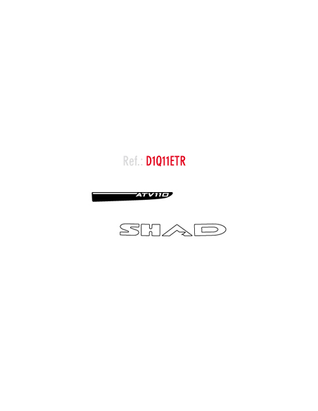 Kit autocollant Top Case SHAD ATV110