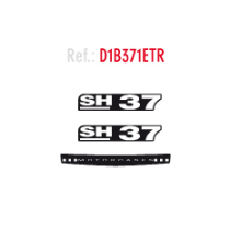 Kit autocollant Top Case SHAD SH37