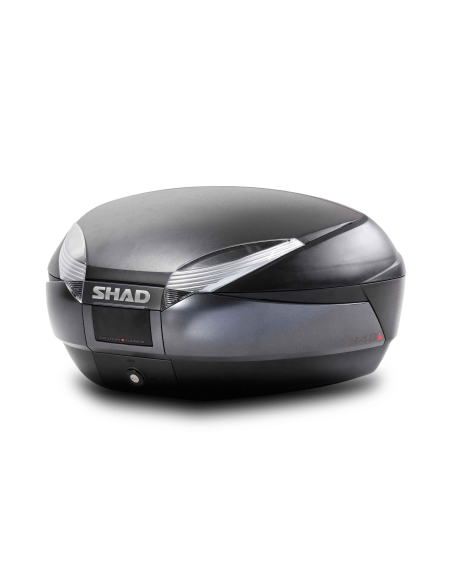 Top Case SHAD SH48 Gris foncé / noir