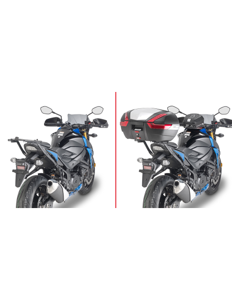 Support top case Givi Monokey - Monolock 3113FZ Suzuki GSX S750 2017-2021