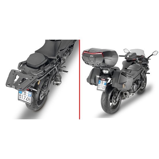 Support top case Givi Monokey - Monolock 3121FZ Suzuki GSX S 1000 GT 2022-2025