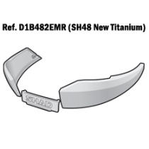Kit plastiques latéraux Top Case SHAD SH48 Titanium