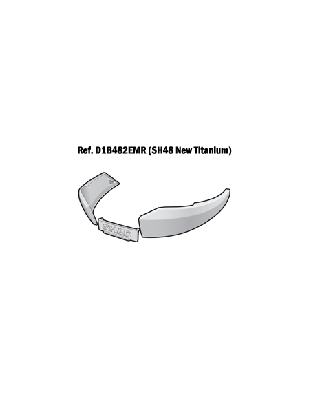Kit plastiques latéraux Top Case SHAD SH48 Titanium