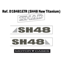 Kit autocollant Top Case SHAD SH48