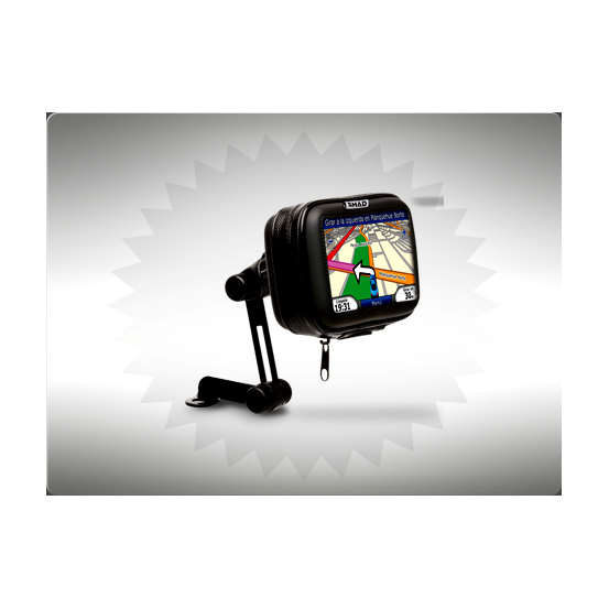 Support imperméable de GPS SHAD 9x14cm (fixation rétroviseur)