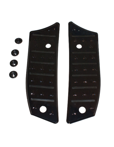Carénage marche-pied aluminium Neco Azzuro / GTS Toscana Noir