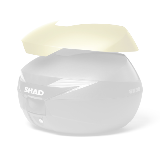 Couvercle de Top Case SHAD SH39 à peindre