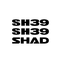 Kit autocollant Top Case SHAD SH39