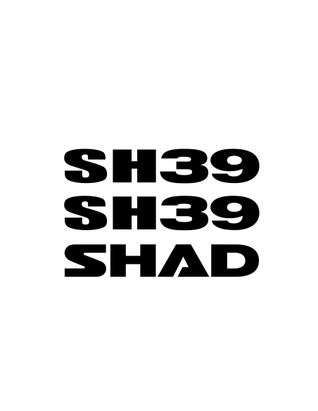 Kit autocollant Top Case SHAD SH39