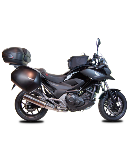 Supports valises latérales SHAD 3P System Honda Series NC 700 S / X 2012-2023 / NC 750 S / X 2014-2015 / Integra 700 2012-201