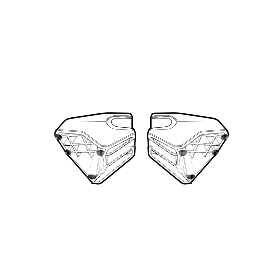 Kit de fixation 3P valises latérales rigides SHAD SH36