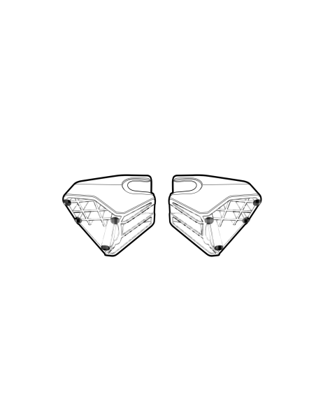 Kit de fixation 3P valises latérales rigides SHAD SH36