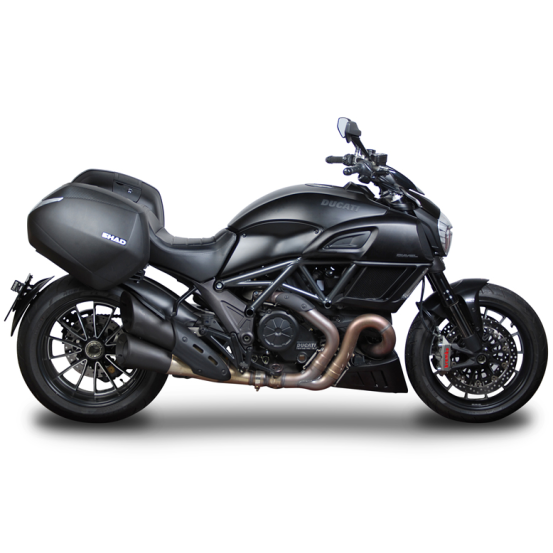 Supports valises latérales SHAD 3P System Ducati Diavel 1200 2012-2018