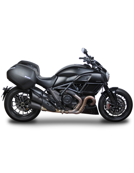 Supports valises latérales SHAD 3P System Ducati Diavel 1200 2012-2018