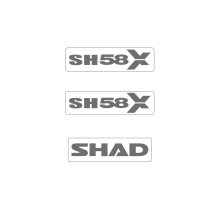 Kit autocollant Top Case SHAD SH58X