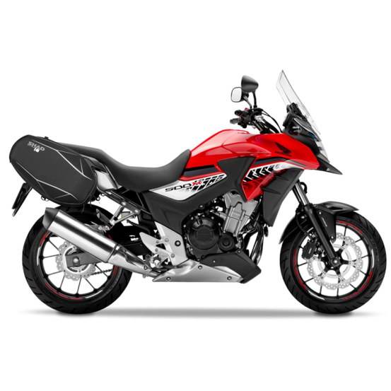 Supports écarteurs sacoches cavalières SHAD SE Honda CB500F / CBR500R / CB500X