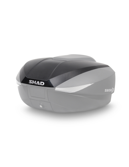 Couvercle de Top Case SHAD SH58 Carbone