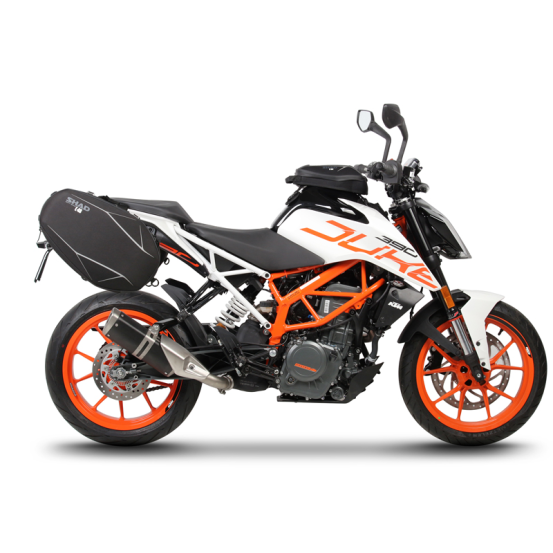 Supports écarteurs sacoches cavalières SHAD SE KTM Duke 125 / 250 / 390 2017-2023 / 200 2017-2018