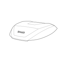 Couvercle de Top Case SHAD SH59X couleur Aluminium