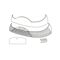 Kit remplacement catadioptre Top Case SHAD SH46