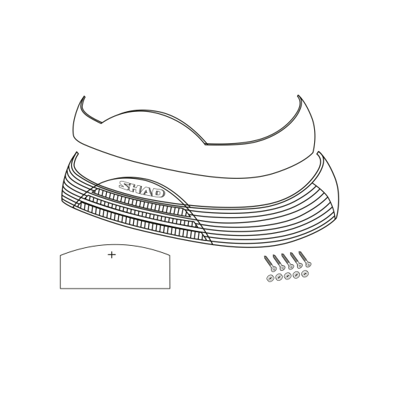 Kit remplacement catadioptre Top Case SHAD SH46