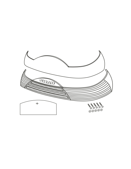 Kit remplacement catadioptre Top Case SHAD SH46