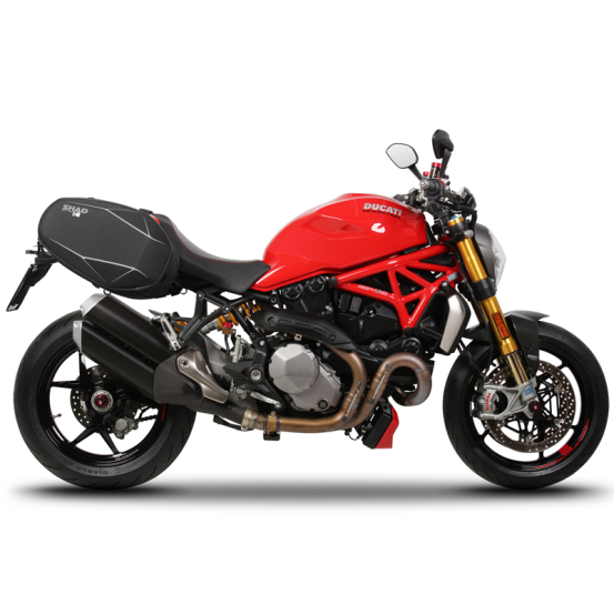 Supports écarteurs sacoches cavalières SHAD SE Ducati Monster 1200