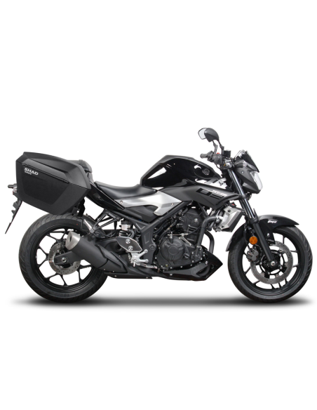 Supports valises latérales SHAD 3P System Yamaha MT 03 2015-2020