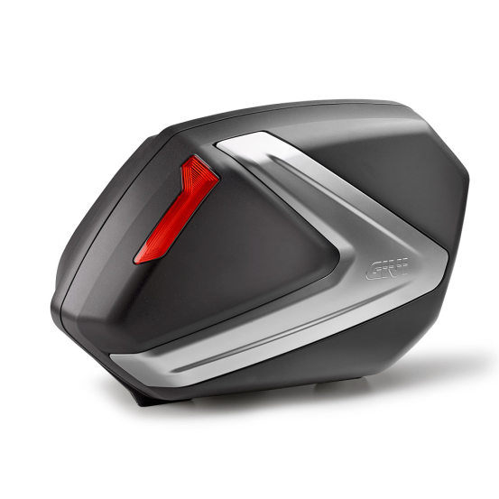 Valises latérales Givi Monokey Side V37 - Noir Gris Rouge