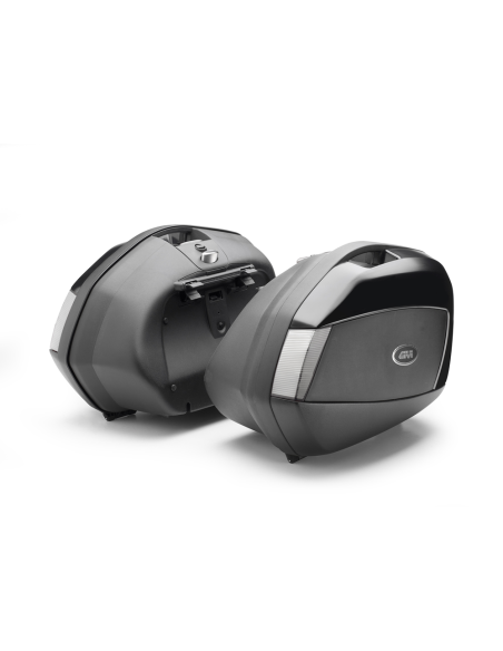 Paire valises latérales Givi Monokey Side V35 - Noir - Gris