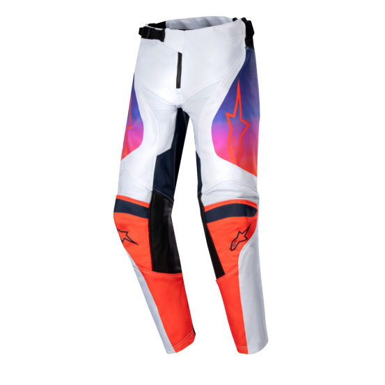 Pantalon cross enfant Alpinestars 2024 Racer Hoen - Gris Orange Noir