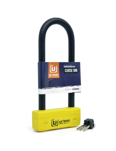 Antivol U SRA ø18 85x250 Jaune Urban security