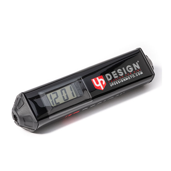 Mousse de guidon avec barre UP horloge intégrée Noir