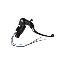 Maitre cylindre de frein radial taillé masse PRS 16x17 - 16x18 ou 16x19 ACCOSSATO - Levier repliable court noir