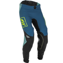 Pantalon cross Fly Racing 2022 Lite - Gris Turquoise Jaune Fluo