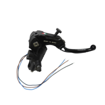 Maitre cylindre de frein radial Ready To Brake PRS 19x17 - 19x18 ou 19x19 ACCOSSATO - Levier repliable court noir RST