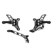 Commandes reculées BONAMICI RACING - Sélection classique ou inversée - DUCATI 848 - 1098 - 1198 2007-2011