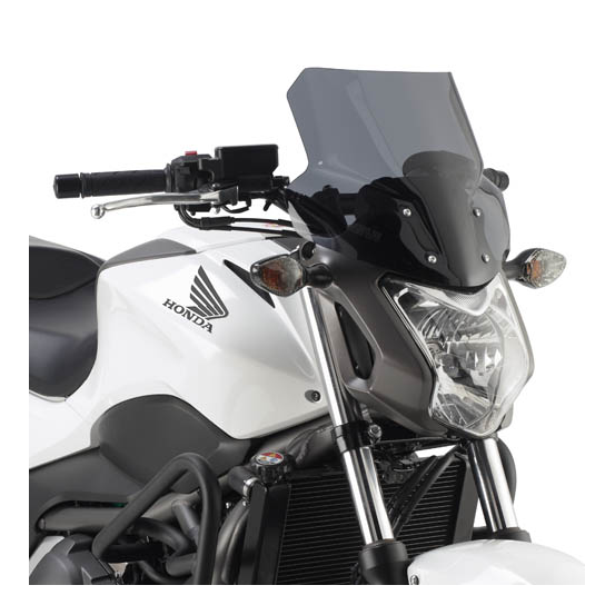 Bulle Givi D1112S Honda NC700S 2012 - 2013 - NC750S - NC750S DCT 2014 - 2017 - Fumé