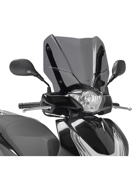 Bulle Givi D1128S Honda SH 125I-150I ABS 2012-2016 - Fumé
