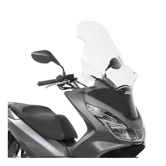 Bulle Givi D1130ST Honda PCX 125-150 PCX 150 2014-2017 - Incolore