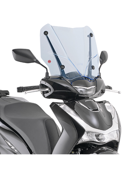 Bulle Givi D1181BL Honda SH 125 - Bleu 2020-2026