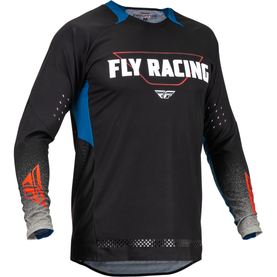 Maillot cross Fly Racing 2023 EVO - Noir Gris Bleu