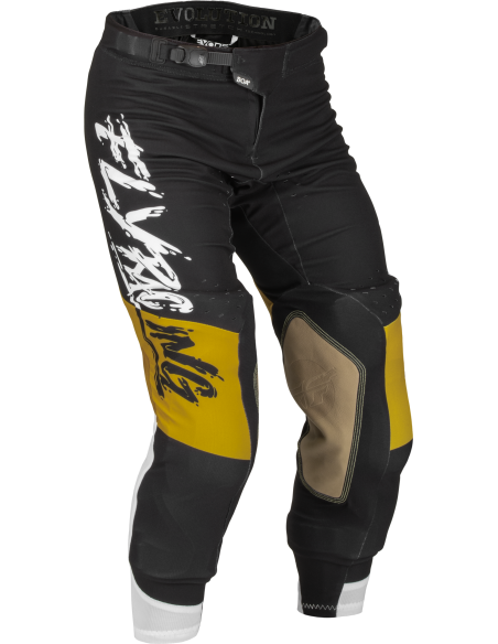 Pantalon cross Fly Racing 2023 EVO - L.E. BRAZEN Blanc Or Noir
