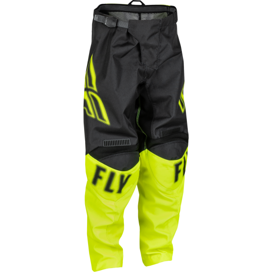 Pantalon cross enfant Fly Racing 2023 F-16 - Noir Jaune Fluo
