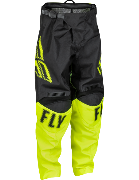 Pantalon cross enfant Fly Racing 2023 F-16 - Noir Jaune Fluo