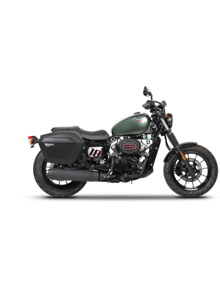 Supports valises latérales SHAD 3P System Hyosung GV 125 Aquila 2018-2023