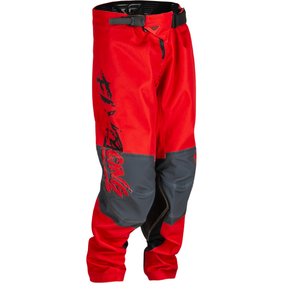Pantalon cross enfant Fly Racing 2023 Kinetic Khaos - Noir Rouge Gris
