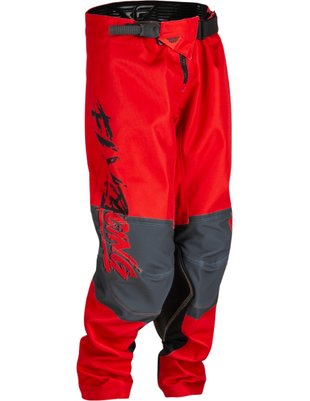 Pantalon cross enfant Fly Racing 2023 Kinetic Khaos - Noir Rouge Gris